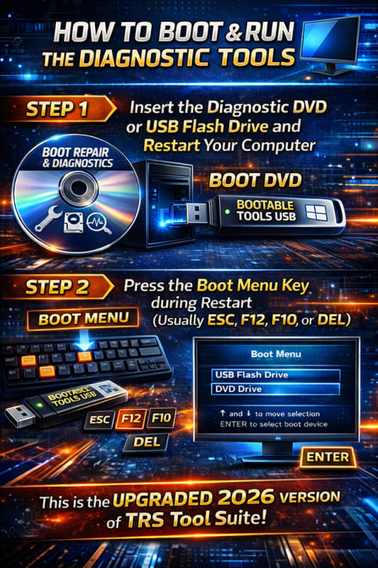 Emergency Bootable PC Repair DVD – Offline Diagnostics & Recovery Tools gallery