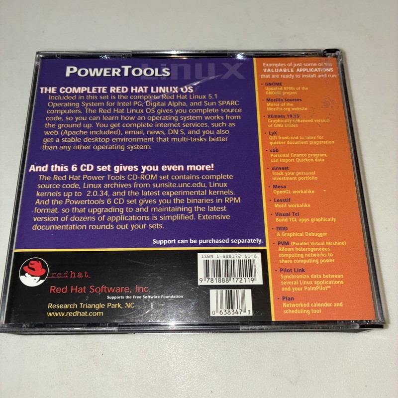 Red Hat Power Tools Linux 5.1 Operating System - 6 CD-ROM Set - No Booklets gallery