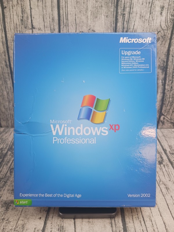 Microsoft Windows XP Professional, Retail, UPGRADE – Pre-Owned, Good Condition