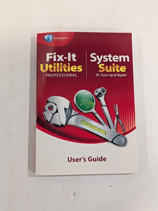 Fix-It Utilites Professional PC CD-ROM User Guide