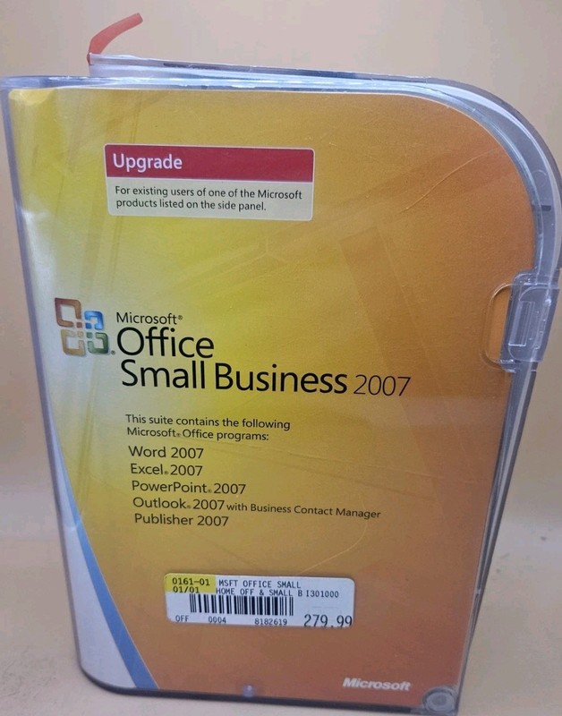 Microsoft Office Small Business Edition 2007 UPGRADE w/ Key number