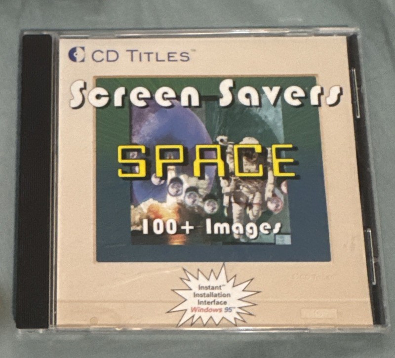 Vintage Space Screen savers CD-ROM for Windows 95 3.1