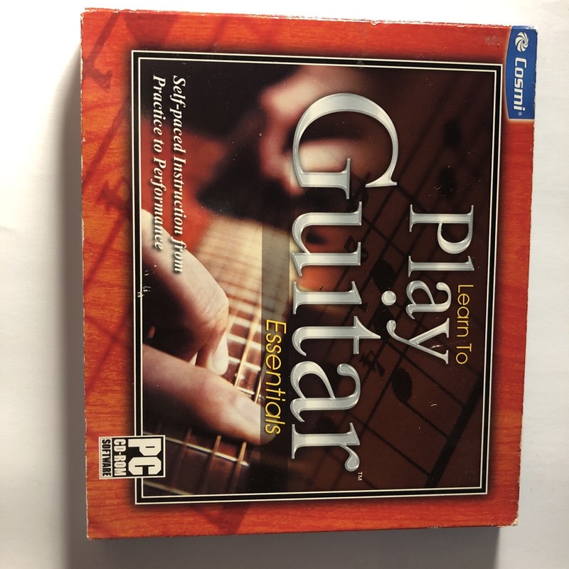 Learn To Play Guitar: Essentials (New PC CD-ROM 2011) Windows **Free Shipping!
