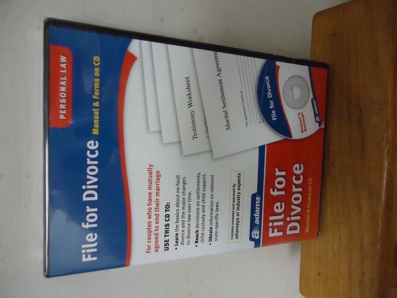 NEW & SEALED! Adams – Personal Law File for Divorce on CD ROM! FREE Shipping!