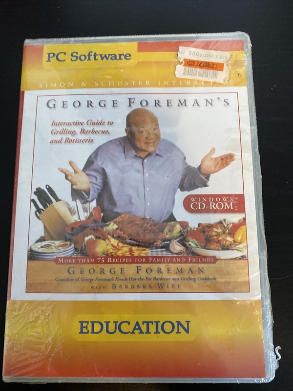 NEW George Foreman’s Interactive Guide to Grilling by Simon and Schuster SEALED