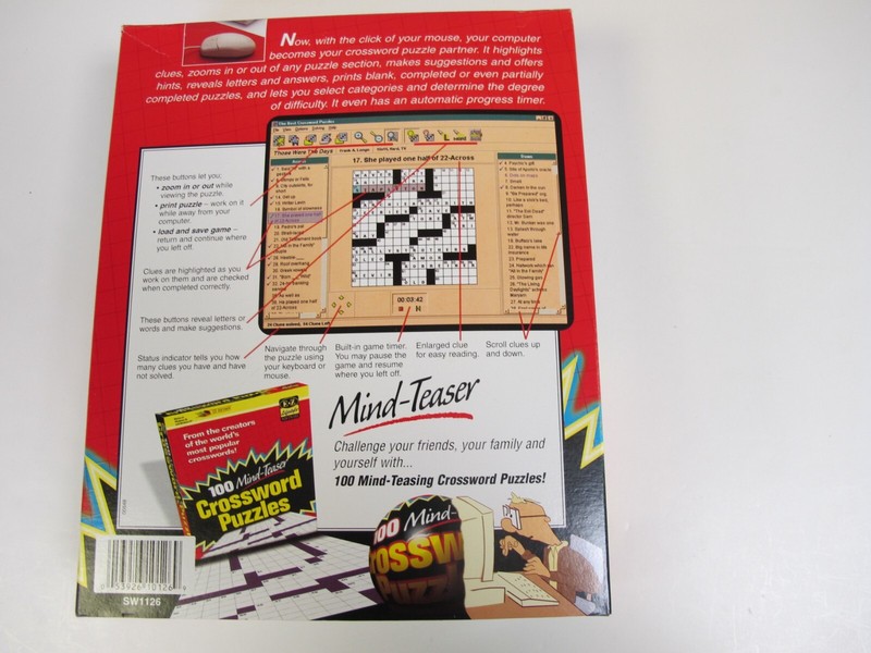 Crossword Puzzles, 100 Mind-teaser. E-Z Lifestyle, CD, Windows 95-NT gallery