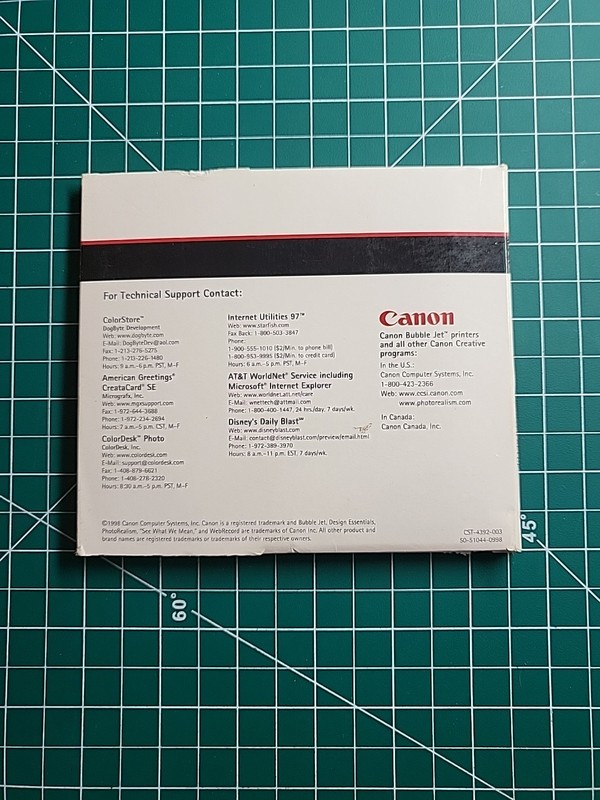 Vintage PC CD-ROM Canon Creative 3 For Windows 95 gallery