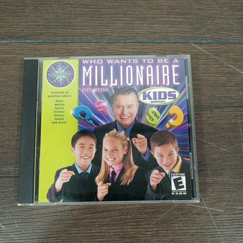 Who Wants to be a Millionaire : Kids Edition – PC CD-ROM Windows/Mac