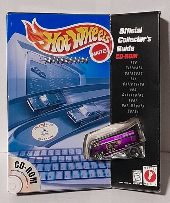 Hot Wheels Redline Drag Bus Purple 30 Years Official Collector’s Guide CD 1998