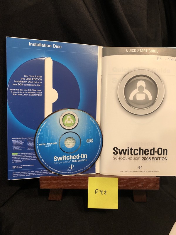 Switched on Schoolhouse 8th grade LANGUAGE 800 Curriculum SOS with Install! gallery