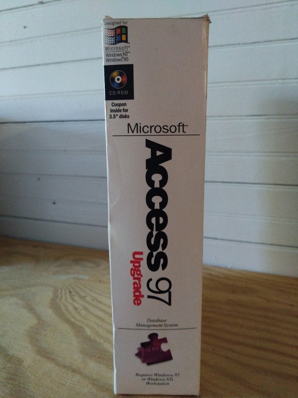 Microsoft Access 97 Upgrade Database Management System gallery