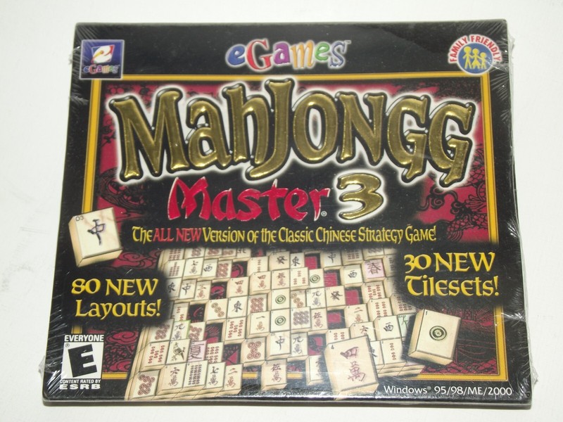 NISW 2001 MahJongg Master 3 PC Computer Game CD-ROM for Windows 95/98/ME/2000 Fr