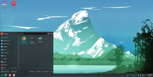 Linux Manjaro 22 64bit Live Bootable DVD Rom Linux Operating System