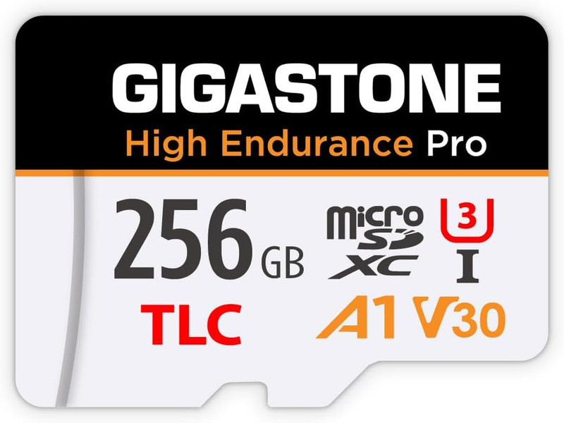 【5 Yrs Free Data Recovery】【Dash Cam】 256GB Micro SD Card, TLC High Endurance Pr
