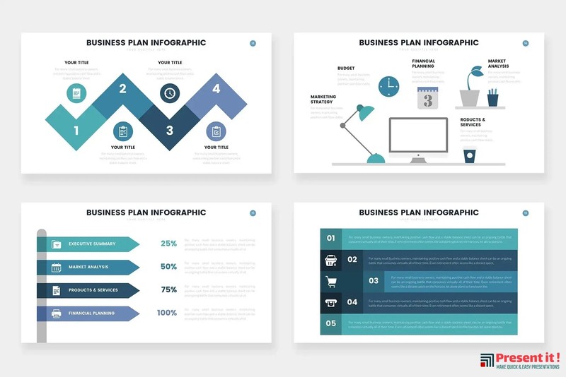 Business Plan Infographics Template gallery
