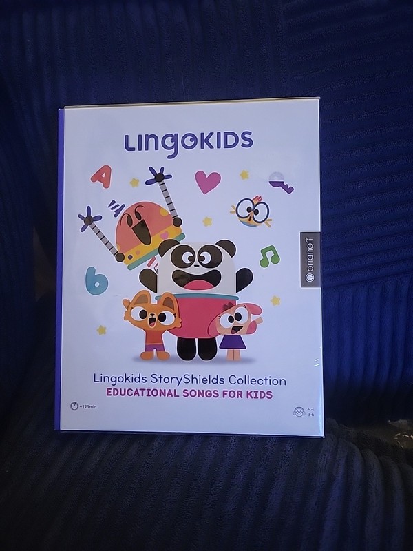 StoryPhones with 4 Educational Screen Free Audio Disks – NEW !!! LingoKids
