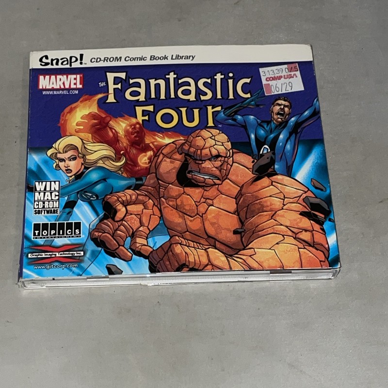 Fantastic Four Snap!: PC CD-ROM Comic Book Library – First 10 Issues Of The Fant