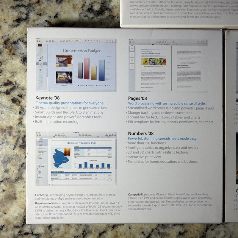 iLife 08 & 09 + iWork 08 gallery