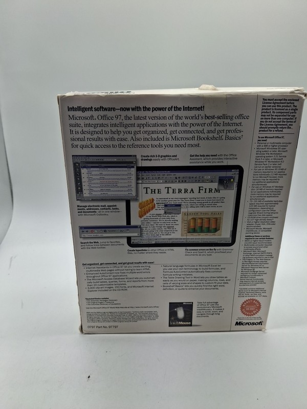 Vintage Microsoft Office 97 Upgrade Standard Big Box Version New Open Box EK2207 gallery