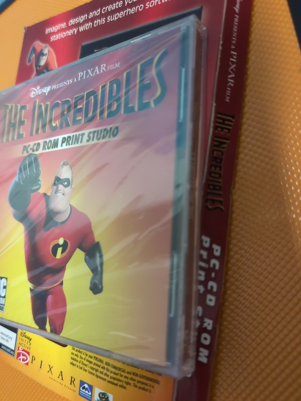 The Incredibles PC CD ROM Disney Print Studio Windows Photo Editor Software New gallery