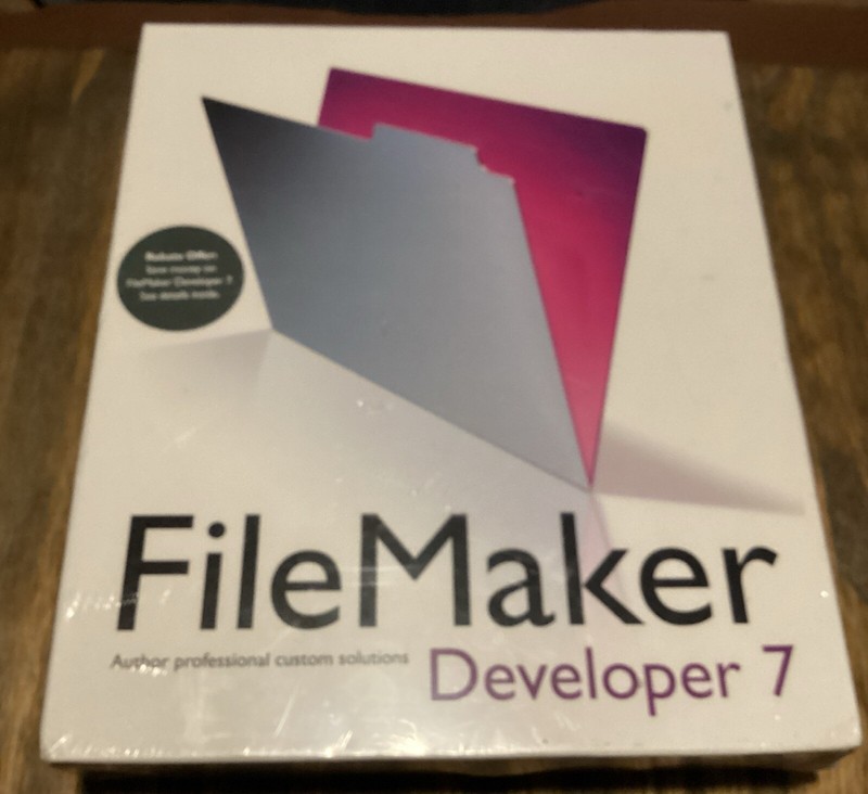 FileMaker Developer 7 For Macbook And Windows Brand New Sealed Free Shipping