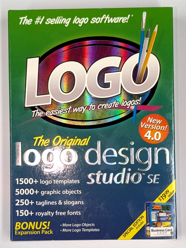 Summitsoft Logo Design Studio 4.0 SE PC w/ Business Card Shop – New & SEALED
