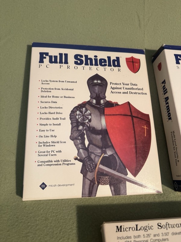 Vintage 90s Windows Software Lot More Fonts Pc Protection Full Armor & Shield gallery