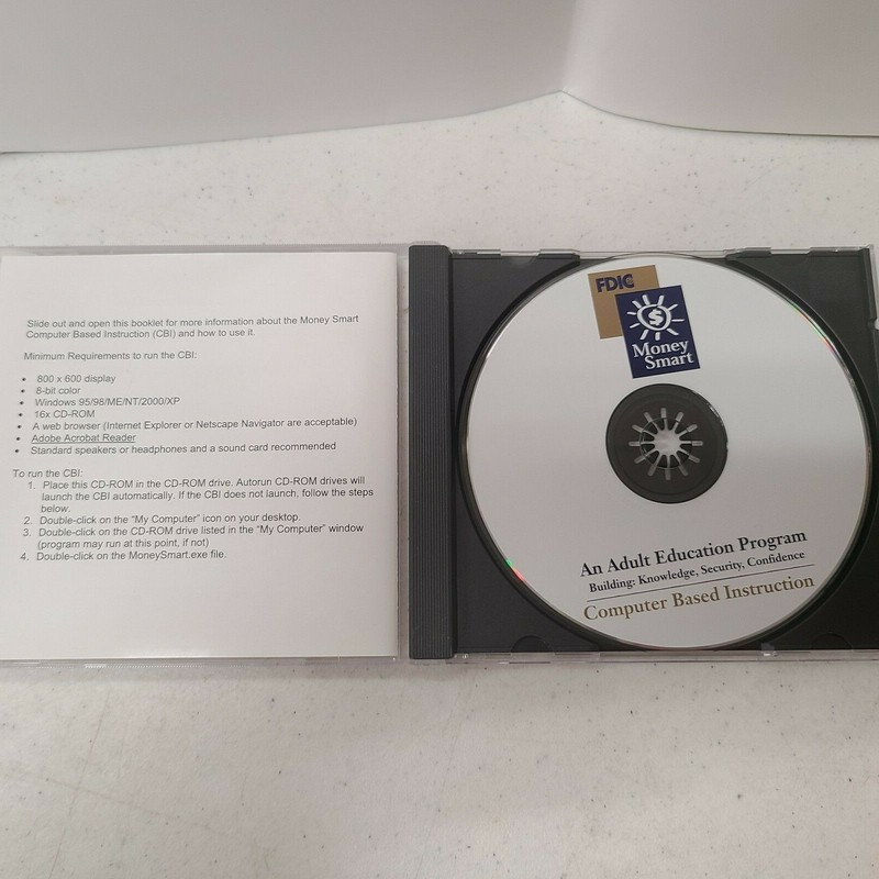 FDIC Money Smart Training Program Computer-Based Instruction CD~NEW! gallery