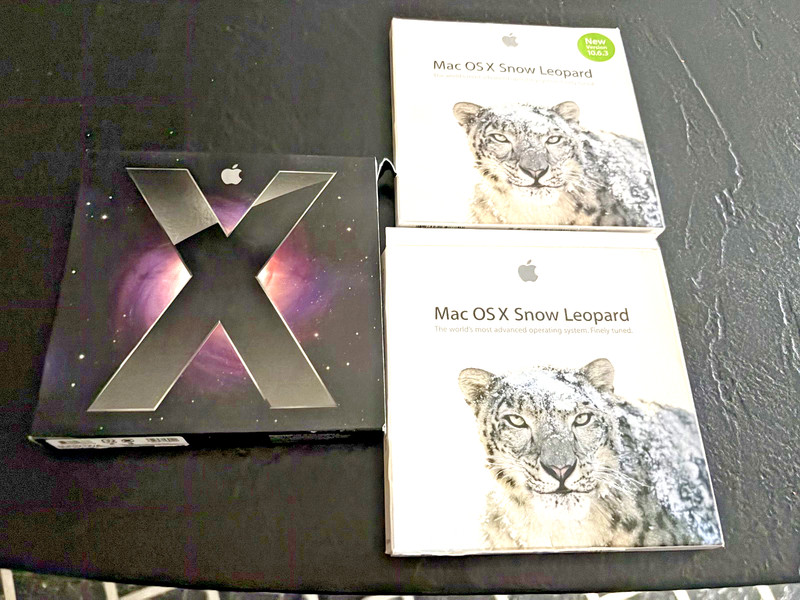Mac OS X Leopard v10.6 + 10.6.3 Retail Version Install DVD Snow Leopard + OS X
