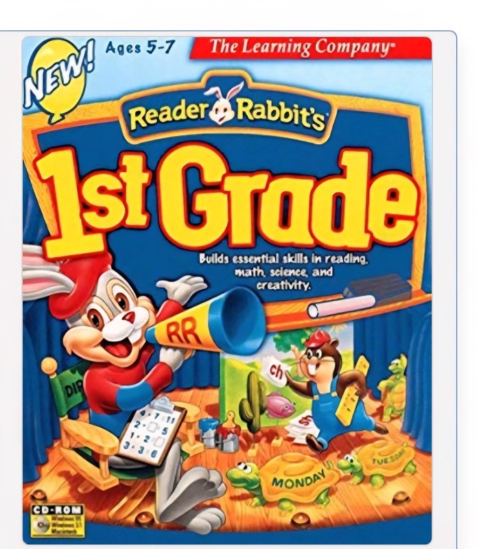 Reader Rabbits 1st Grade computer education games for kids Windows 11 USB app