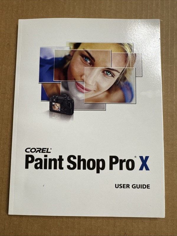 COREL Paint Shop Pro X Editing Software for Windows 2000, XP 2005 New