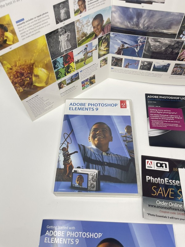 Adobe Photoshop Elements 9 & Lightroom 3 Trial (Mac/Win, 2010, 2-Disc) gallery