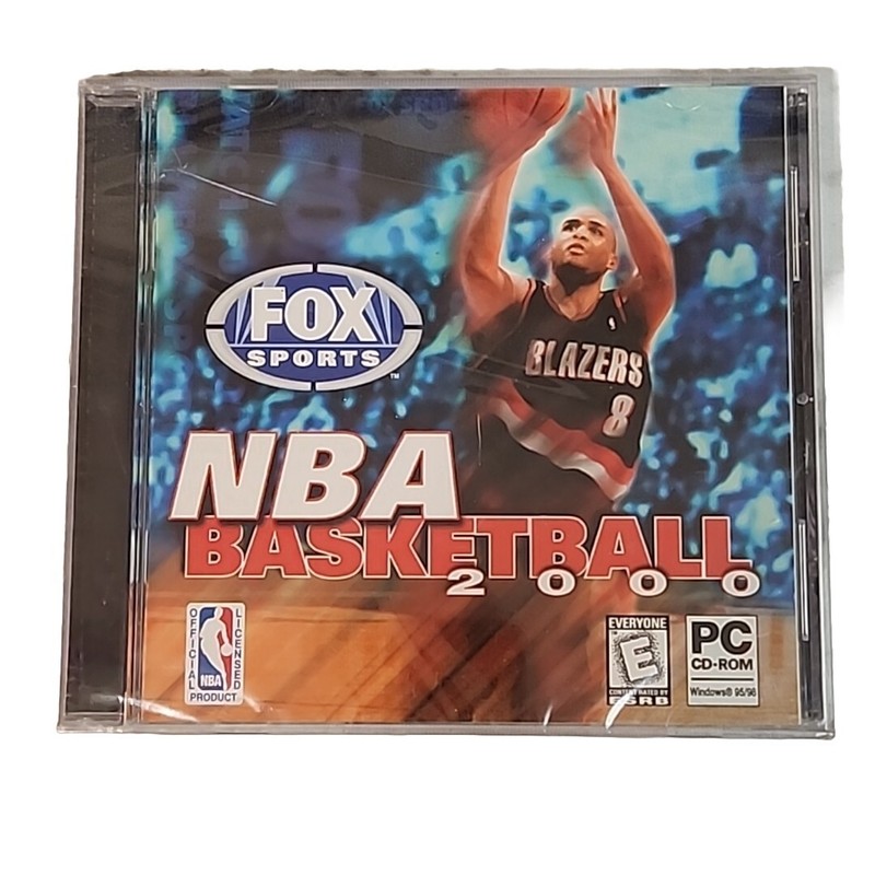 FOX SPORTS NBA BASKETBALL 2000 PC CD-ROM Vintage Legacy PC Game (c) 1999 Sealed