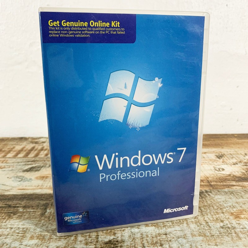 MICROSOFT Windows Pro 7 SP1 32-bit and 64-bit Software – Get Genuine Online Kit