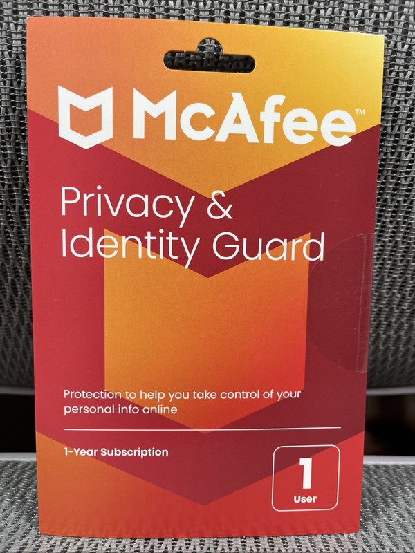 1 year McAfee Privacy & Identity Guard for 1 device 2026 (SAME DAY KEY) READ