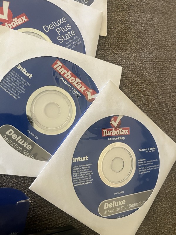 Intuit TurboTax Lot 10 Tax Preparation Windows Used 02-13 California St Federal gallery