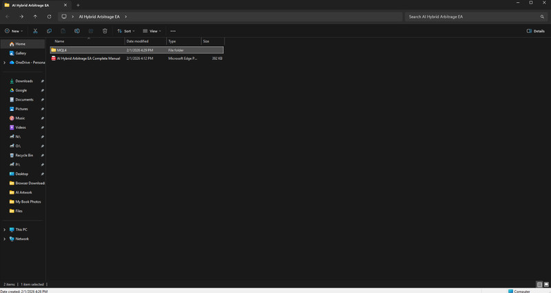 AI Hybrid Arbitrage EA - MT4 gallery