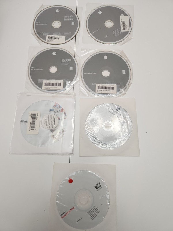 iMac Computers OS X Install Disc 1 & 2 (2006 Miscellaneous Disc As Shown)