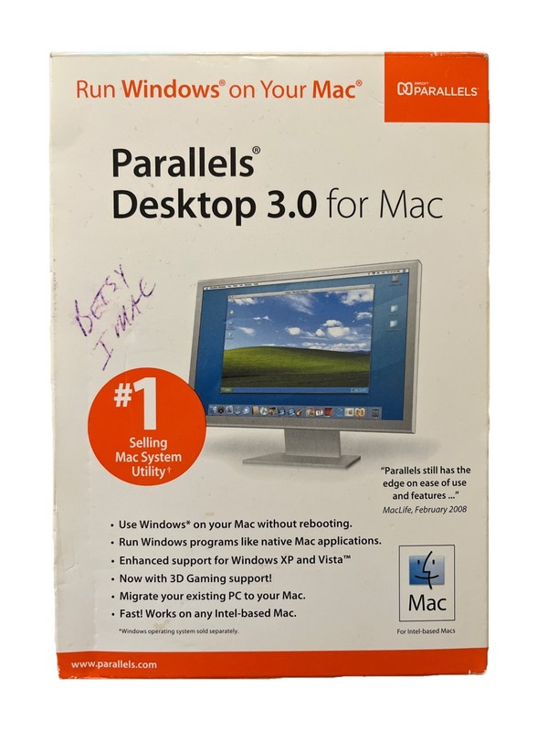 Parallels Desktop 3.0 for Mac Software. Run Windows on your Macintosh With Key