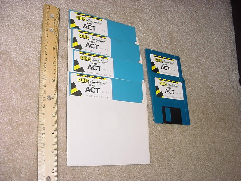 Cliffs Studyware for the ACT DOS Version 4.5 – 1991