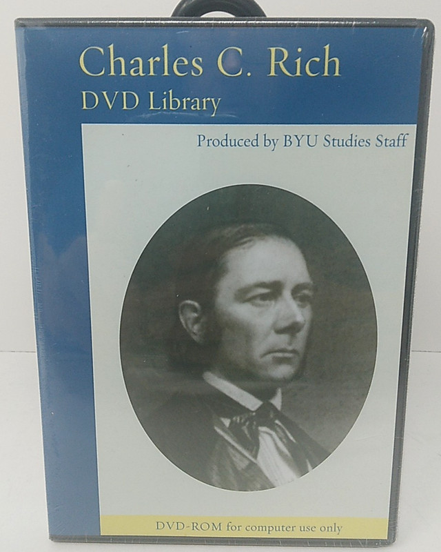 Charles C. Rich DVD Library DVD-ROM for computer use only BYU Studies Staff NEW