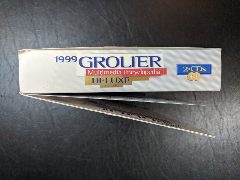 Vintage 1999 Grolier Multimedia Encyclopedia Deluxe Edition for Windows 98 95 gallery