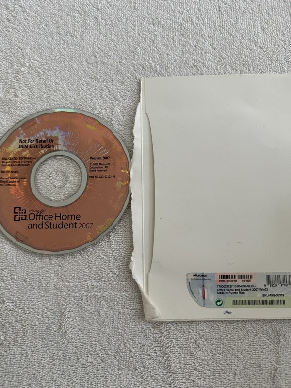 Microsoft Office Home and Student 2007 32bit
