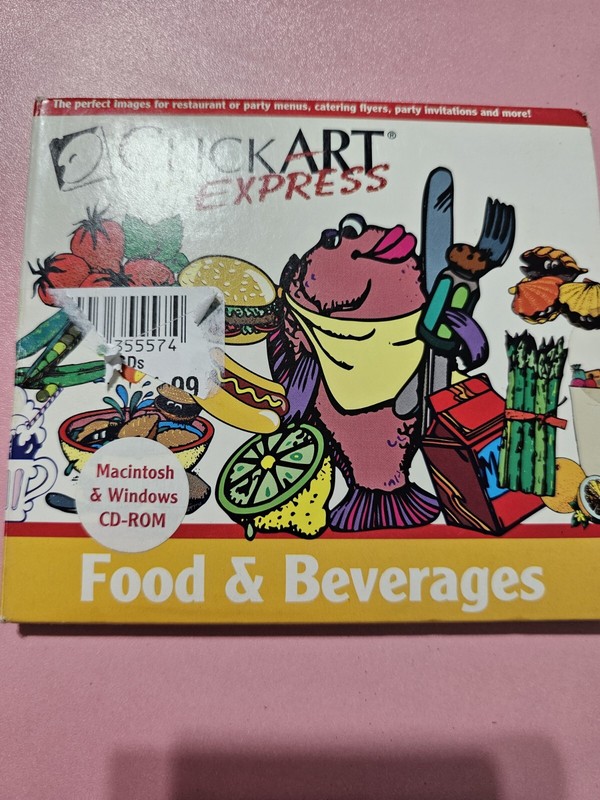 Click Art Express - Food & Beverages Windows Disc- Open Used