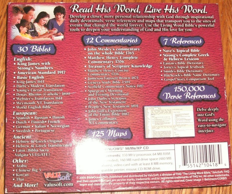 Living Word Bible CD ROM - 30 Bibles, 19 Commentaries & References, Spanish & 17 gallery
