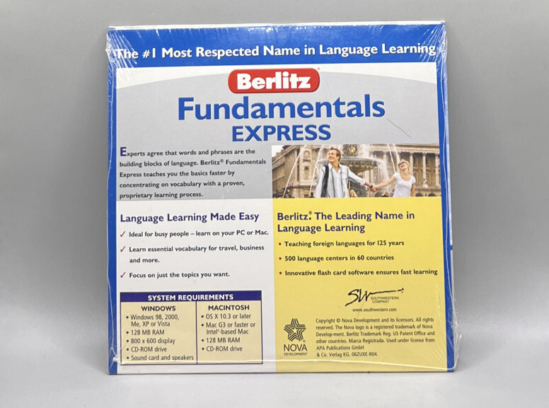 Berlitz Fundamentals Express pc, Windows 98/2000/ME/XP or Vista gallery