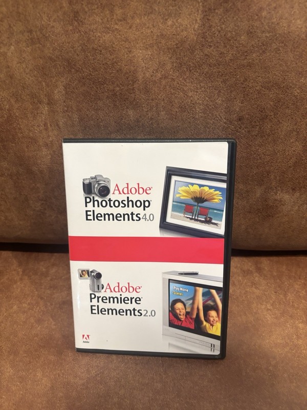 Adobe Photoshop Elements 4.0 & Adobe Premiere 2.0 Brand New Sealed