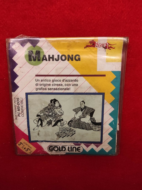 IBM/PC COMPUTER MAHJONG NELS ANDERSON FINSON FLOPPY DISK 3.5 + 5.5 SEALED
