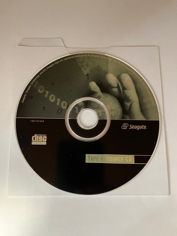 Seagate Tape Resource CD