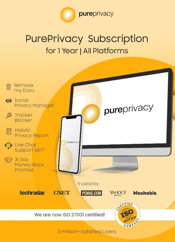 PurePrivacy Subscription for 1 Year | All Platforms | Digital Subscription